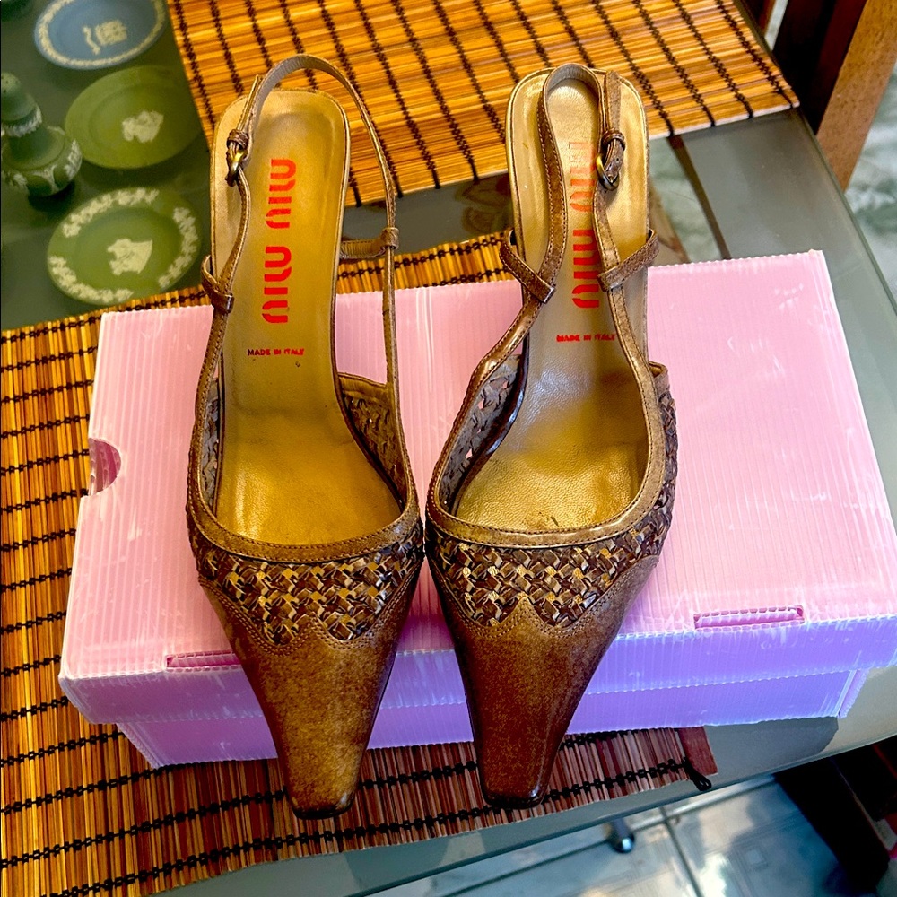 Miu Miu Brown Women's Shoes
